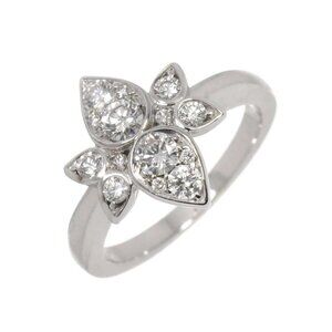 Cartier Diamond Ring 18K WG 750 Size48 4.5(US) 90277724